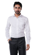 Pristine White Diamond Dobby Formal Shirt