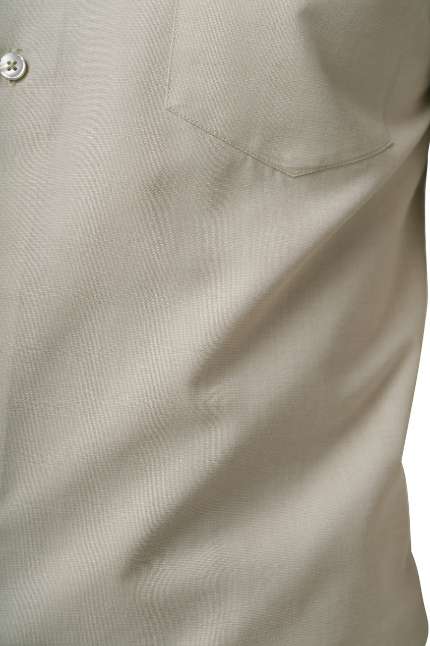 Almond Beige Fil-a-Fil Formal Shirt