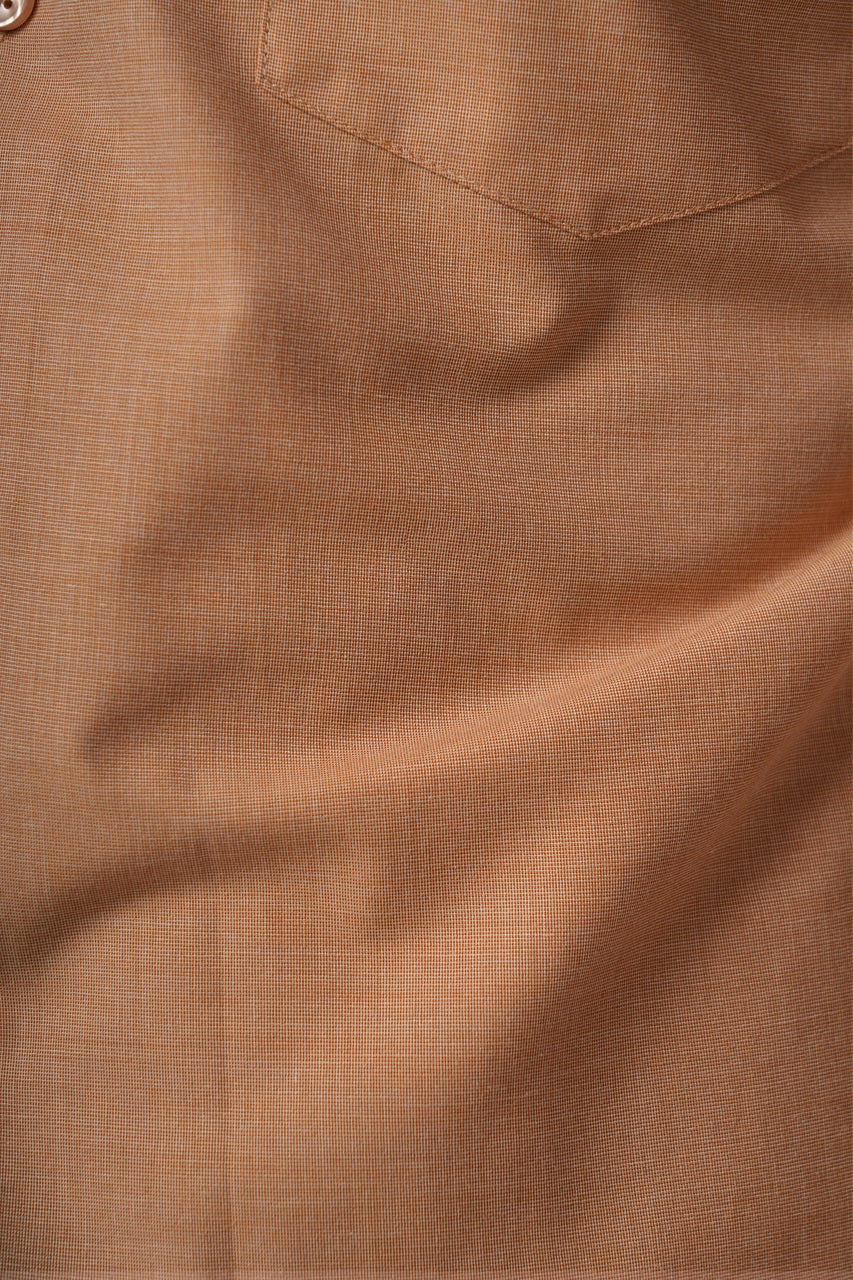 Rustic Beige Fil-a-Fil Formal Shirt
