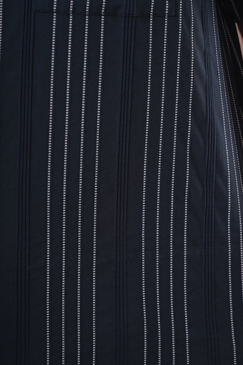 Deep Navy Jacquard Casual Shirt