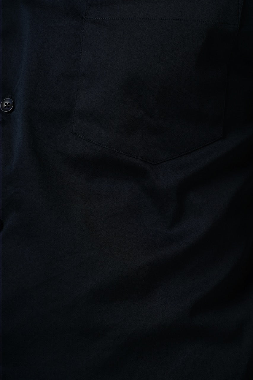 Midnight Navy Stretch Cotton Formal Shirt