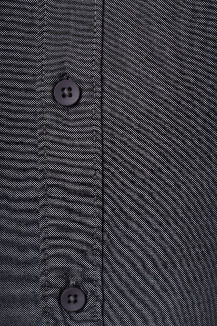Graphite Black Oxford Casual Shirt