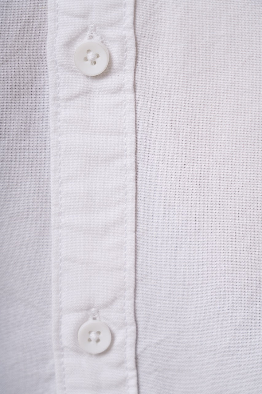 Pure White Oxford Casual Shirt
