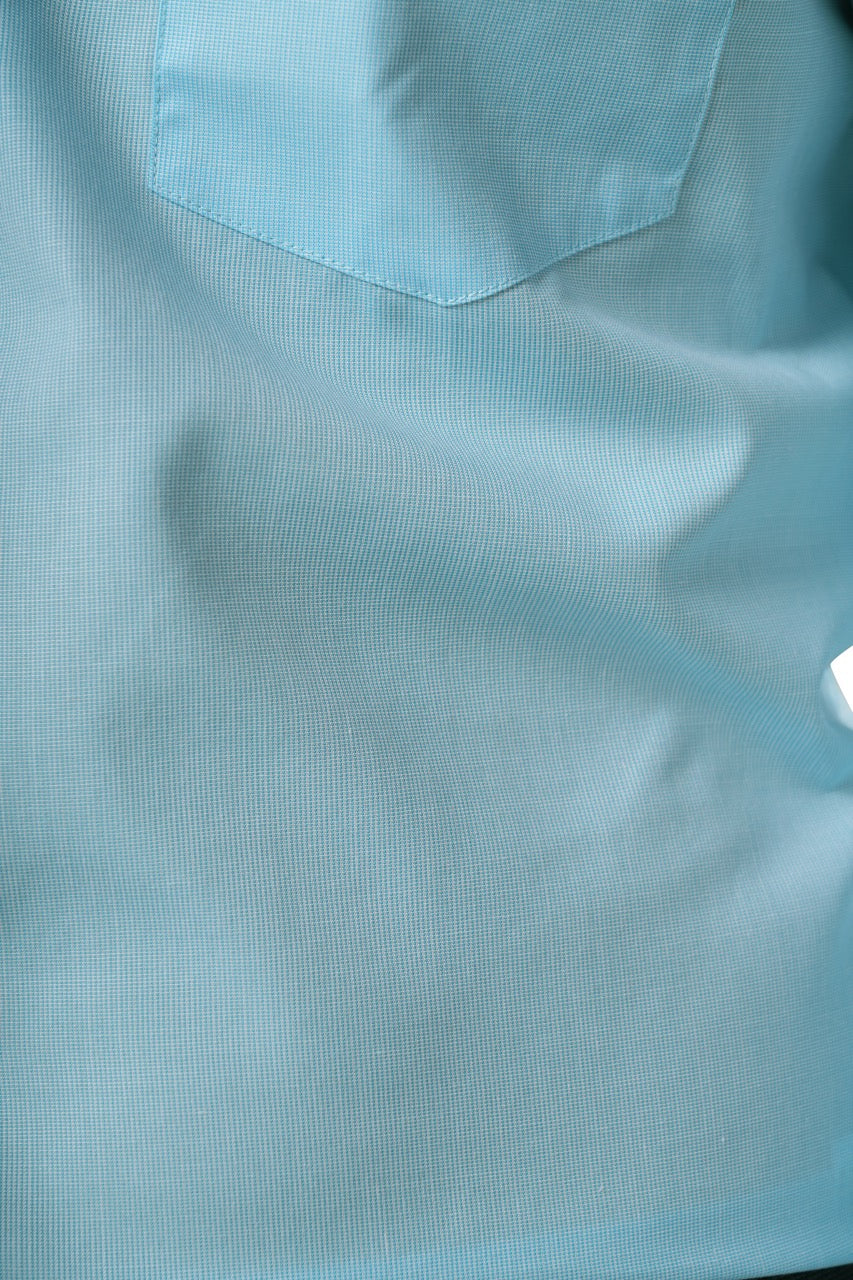 Sky Blue Micro Checks Formal Shirt