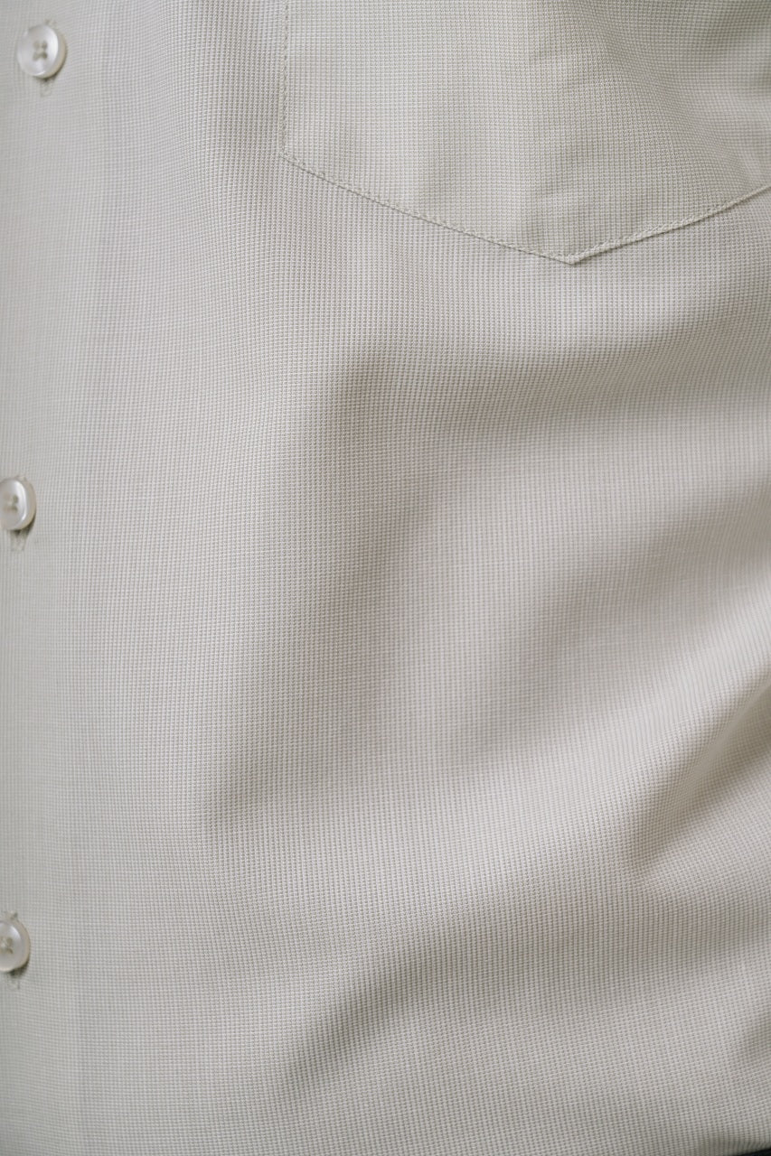 Olive Mist Micro Checks Formal Shirt