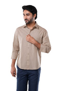 Sand Dune Slub Cotton Casual Shirt